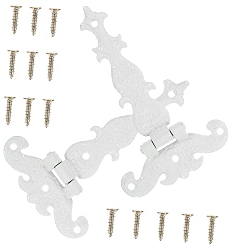 Yardenfun 2stücke Scharniere Für Türen Outdoor Hochleistungs-torscharniere Für Schuppen Scheunentorscharniere Scharniere Für Außenbereich Torbausatz Schuppentürscharniere Zauntorbausatz Für