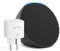 Echo Pop | Anthrazit + Meross Matter Smart Steckdosen, Funktionert mit Alexa - Smart Home-Einsteigerpaket
