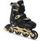 Nattork Inline Skates für Kinder und Erwachsene, 4 Größen Verstellbar Kinder Inliner mit Leuchtenden Radern, Renndesign Inline Skates für Damen Herren (Goldene, M (32-36))