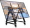 Duiliuu TV Ständer,Fernsehständer mit Rollen，Bodenständer TV Wagen für 26-65 Zoll TV，Höhenverstellbar Tv Ständer Rollbar,mobilertv-standfüße, 36°-68° Einstellbar,Max 50KG,Max Vesa 600x500