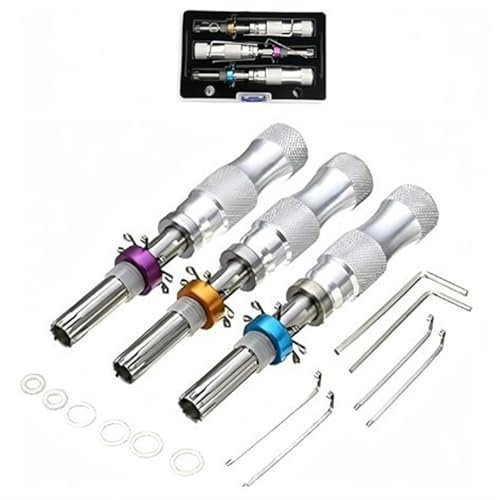 Tubular tool stainless steel Tubular wrench tool,7 Pins Adjustable Tubular Lock Pick Tools 7.00MM 7.5MM 7.8MM