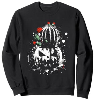 Jack O' Lantern Cactus – Citrouille effrayante pour amoureux d'Halloween Sweatshirt