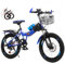 zhyunvd 18,20,22 Zoll Faltrad Klappfahrrad,Stadtrad,Quick-Fold-System,Einfaches Zusammenklappen In 10 Sekunden Der Rahmen Besteht Aus Verdicktem Kohlenstoffstahl Royal Blue,18 inches
