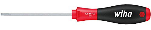 Wiha Schraubendreher SoftFinish® Schlitz mit Rundklinge für tiefliegende Schrauben (00698) 5,5 mm x 125 mm