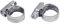 Xavax 2er Set Schlauchschellen mit Schneckenantrieb, Spannbereich 8 -16 mm, Bandbreite 9 m
