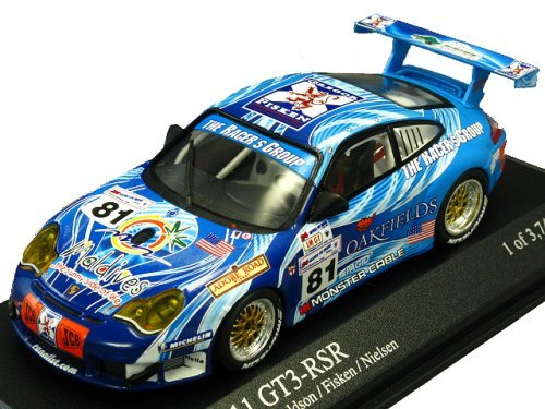 Minichamps – 400046981 – Fahrzeug Miniatur – Porsche 911 GT3 RSR Donaldson/Fisken/Nielsen 24 Stunden Le Mans 2004 – Echelle 1: 43