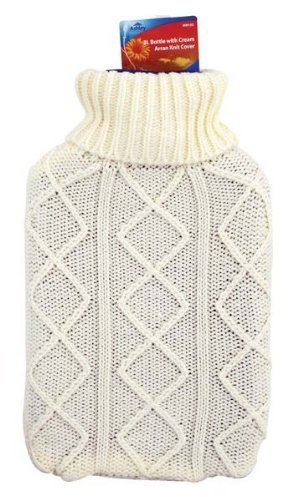 ASHLEY Hot Water Bottle, White