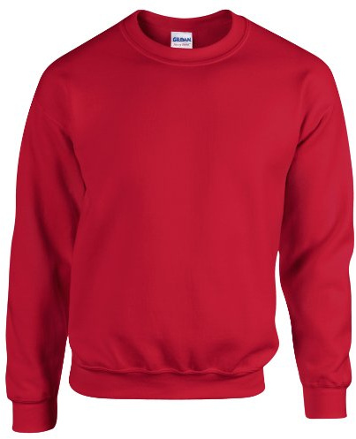 GILDAN Men's 50/50 Adult Crewneck Sweatshirt, Brown (Garnet), L UK