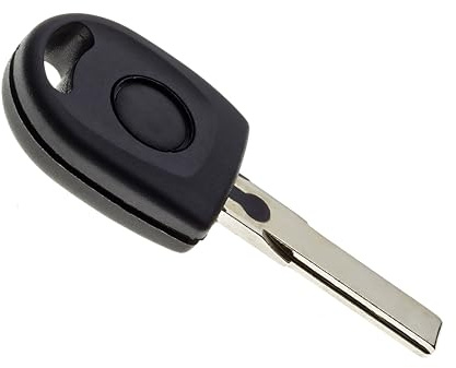 JONGO - Coque de Clé de Secours avec Lame Compatible avec Volkswagen Polo, Lupo, Golf, Jetta, Bora | Boitier Clef Plip Voiture Télécommande 1 Bouton