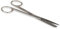 Gima - Gerade Schere für Krankenpfleger, spitze/stumpfe, mit Gürtelclip, aus rostfreiem Stahl, Standardfarbe, seidenglänzend und pulverbeschichtet, Länge 14 cm, zum professionellen Gebrauch