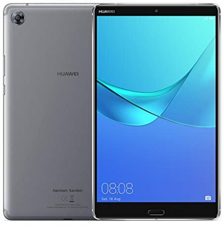 HUAWEI MediaPad M5 8 – 8.4 Android 8.0 Tablet, 2K IPS Display with Eye-Comfort Mode, 32GB, 13MP Rear Camera, Quad Stereo Speakers Tuned by Harman Kardon, 5100mAh, Children's Corner, Grey