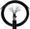 Loops CAT6 SWA Steel Wire Armoured UTP Cable – Direct Burial Outdoor/Underground HDPE – 23 AWG Pure Copper Solid Core External Ethernet Data Reel/Drum – POE PE RJ45 LSZH