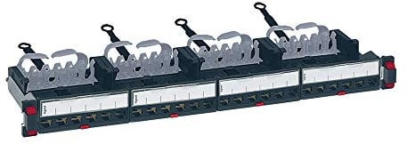 Panneau de connexion droit avec cassettes vides à équiper LCS³ Legrand Linkeo 033790