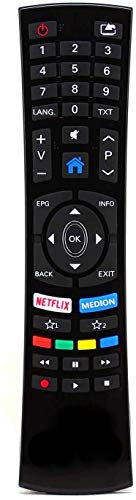 121AV - Ersatz Fernbedienung für Medion RC1818 40068557 Smart LED TVs