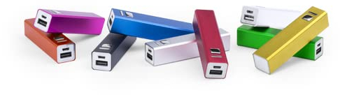 Powerbank, Aluminium, 2200 mAh, mit Kabel, im Lieferumfang enthalten, Micro-USB, Powerbank, günstige Powerbanks, Werbe- und Werbeartikel, 30 Stück