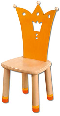 Wiemann Lehrmittel Geburtstagsstuhl für Kinder, aus Holz, Sitz höhenverstellbar