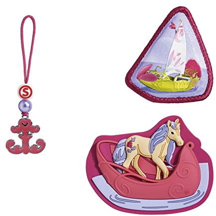 Step by Step Magic Mags Schleich® bayala® The Movie „Meamare“, 3-teilig, 2 Magnet-Applikationen und 1 Anhänger, als Ergänzung für den Schulranzen oder Vorschulrucksack, für Mädchen