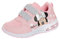Disney Minnie Mouse - Scarpe da ginnastica da bambina, con luci a LED lampeggianti, Bianco e rosa., 25 EU