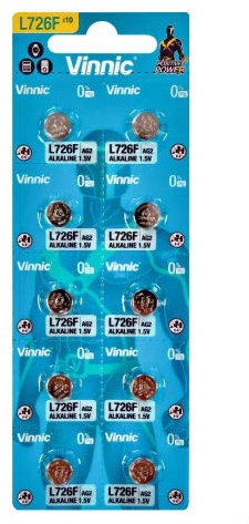 Vinnic AG2 G2 L726 SR726 SR59 396 556 29 RW411-6X Blisters