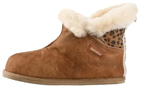 Shepherd of Sweden - Bella Lammfell-Hausschuhe - Damen - 100% Echtes Lammfell - Bequem - Weich und warm - Flauschig - Größe 39