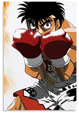 SDFSDF 1 x Ippo Makunouchi Poster Japanische Anime-Poster für Zimmer, ästhetische Leinwandkunst, Wandmalerei, Heimdekoration, 30 x 45 cm