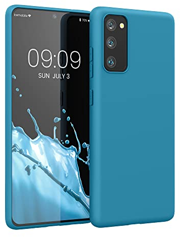 kwmobile Custodia Compatibile con Samsung Galaxy S20 FE Cover - Back Case per Smartphone in Silicone TPU - Protezione Gommata - blu indaco