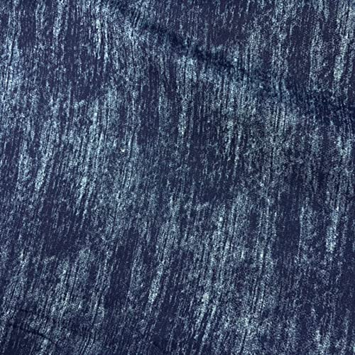HARICSET Jeans Stoff Denim Jeans 100% Baumwolle 1m Meterware Der Zum Nähen Von Kleidung 145 cm Breit Beliebten Jeans Vorhängen Und Wohnaccessoires Verwendet Wird(Size:1.45 * 15m,Color:Navy blau)