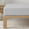 Degrees Home - Collection - Drap Housse 90x190+33 - Microfibre Polyester Brossée - Grandes Bonnet 33 cm - Gris