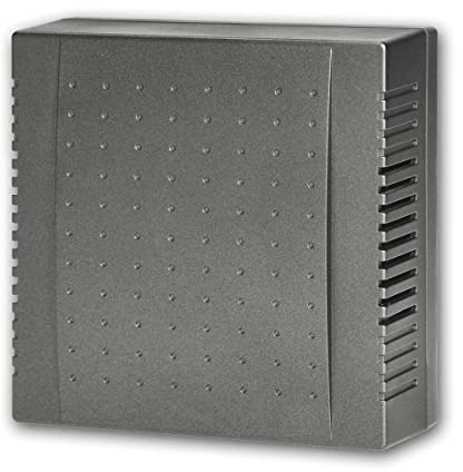 world-trading-net - QUARTO Mini Zweiklang Türklingel, 230V, für Innenbereich, graphit-grau