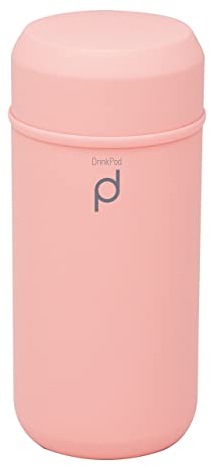 Drink Pod+ Vacuum Insulated Flask, Coral, 350ml