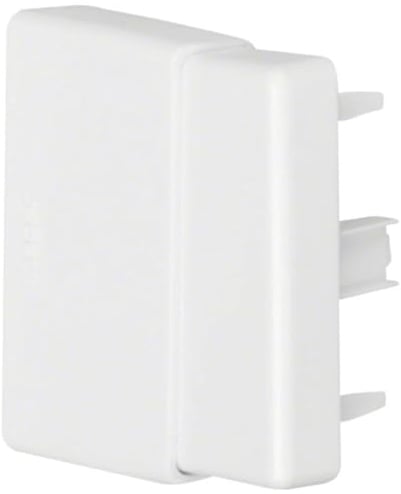 Hager Endplatte zu Installationskanal LF/LFF/LFH, verkehrsweiß, 30/40/60 x 60 mm LFF6006069016 (Abdeckplatte Abschlusskappe Abschlussplatte Blinddeckel Deckel Elektroinstallationskanalendstück)