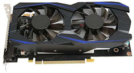 Carte Graphique de Jeu, 6GB 192Bit GDDR5 Double Ventilateur Carte Graphique de L'Ordinateur, Interface Multimédia HD Interface DVI et VGA, Soutenir L'Affichage Stéréoscopique 3D