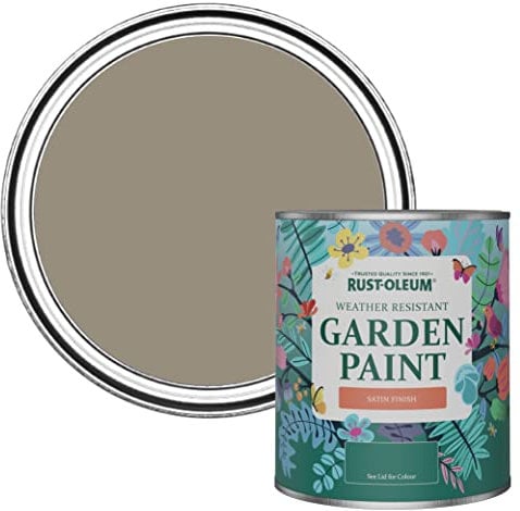 Rust-Oleum Brown Mould-Resistant Garden Paint In Satin Finish - Cocoa 750ml