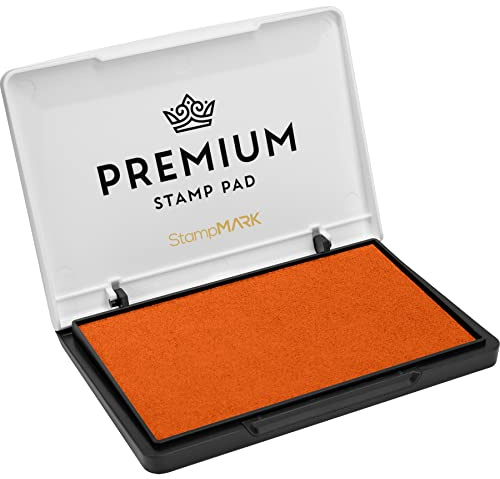 StampMark Stempelkissen, mittlere Größe, orange – wählen Sie aus 15 Stempelfarben