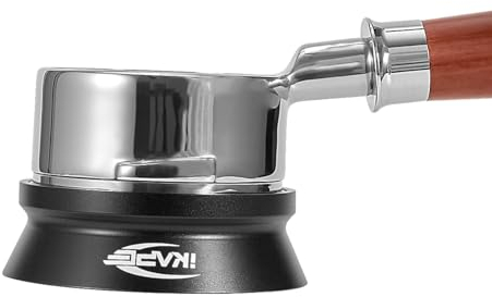 54mm Espresso Dosing Funnel, Magnetic Dosing Funnel with 8 Magnets, Espresso Accessories Coffee Dosing Ring Compatible with 54mm Breville Portafilter Series(Black) (M1)