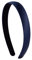 Haarreif aus Satin – steifer und flexibler Haarreif, dünn, 2 cm breit, Blau