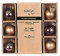 Weihnachtskugeln Glas 2cm x 12 Stück in Kartonbox Christbaumkugeln braun beige - Elegant Lounge