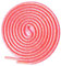 Olukssck 2 Paia Lacci Glitter Metallici, Premium Rotondi Stringhe Scarpe per Sneakers, Scarpe Sportive, Scarpe da Corsa, Stivali, per Adulti e Bambini, Rosa Neon, 100cm