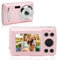 Appareil Photo Numérique FHD 1080P, Mise au Point Automatique, 2,4 16 MP, Zoom Numérique 16X, Mini Caméra Portable, Anti-secousses, Caméras Selfie pour Garçons, Filles,