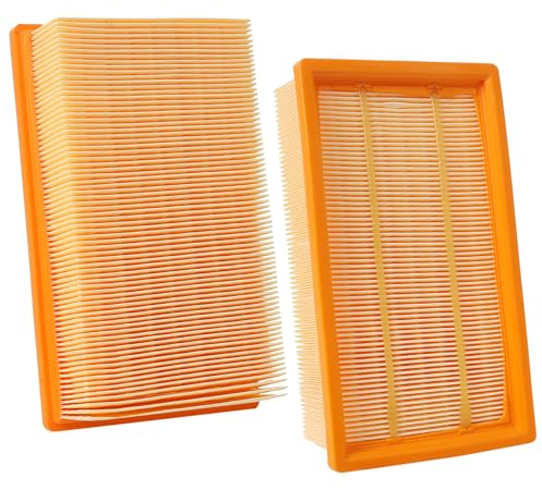 2 Filter für Bosch Gas 35 L,M SFC,AFC Professional Staubsauger, Flachfaltenfilter für NT 25/1 Ap