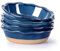 NUTRIUPS 16.5cm Pie Pans Set of 4, 16.5cm Round Baking Dish for Desset, Individual Round Pie Dish Oven Safe