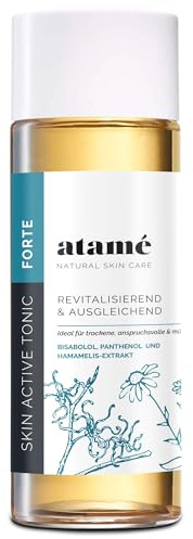 atamé Tonic für trockene Haut – Intensiv feuchtigkeitsspendendes Gesichtswasser mit Hyaluron & wertvollen Pflanzenextrakten, schützt vor Trockenheit & pflegt tiefenwirksam, 250 ml