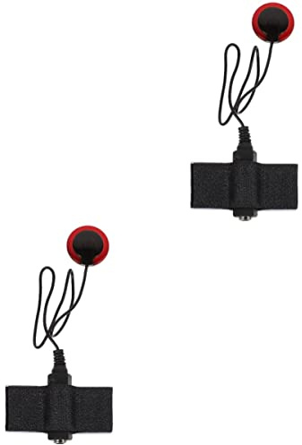 JOINPAYA 2 Sätze Daumen Klavier Tonabnehmer Mini Bassgitarre Nützlicher Tonabnehmer Mandoline Tonabnehmer Bassgitarren Tonabnehmer Wandler Mit Kabel Gitarren Klinkenkabelbaum