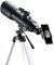 ZXLPHAZ Refraktor-Teleskop, Astronomisches Teleskop, 80 mm Refraktor-Teleskop mit verstellbarem Stativ und Sucherfernrohr, tragbares Reiseteleskop, Astronomie-Teleskop