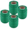 SENJEOK 4 PCS 3.5 mm x 20 m Green Garden Soft Tie, Flexible Soft Twist Plant Tie, Green Gradening Twist Wire for Crafting, Climbing Plants, Flowers