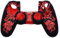 ZHHSUNY Coque pour manette PS-4, coque souple en silicone pour manette (rouge)