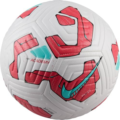 Nike Academy Fußball, White/Ember Glow/Aurora Green, FZ2966-103, 5
