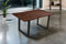 SAM Esstisch Josy | 160 x 85 cm | Holz Nussbaum-Optik | U-Gestell Metall schwarz | 40 mm Tischplatte mit Baumkante | Tisch für Esszimmer & Küche