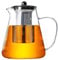 1400ml Glass Teapot with Removable Infuser, CMXING Stovetop Safe Tea Kettle, Borosilicate Glass Teapot for Blooming and Loose Leaf Tea