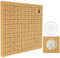 Macrame Board mit Stiften,Doppelseitiges Macrame Board Groß mit Gittern und Anleitung, Wiederverwendbares Tragbares Flechtbrett für Flechten von Armbändern, Knotenschnur,Baumwollseil(11*11 Zoll)